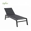 Aluminum Textilen Adjustable Lounge Chair with Cotton Inside - 11D14D