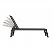 Aluminum Textilen Adjustable Lounge Chair with Cotton Inside - 11D14D