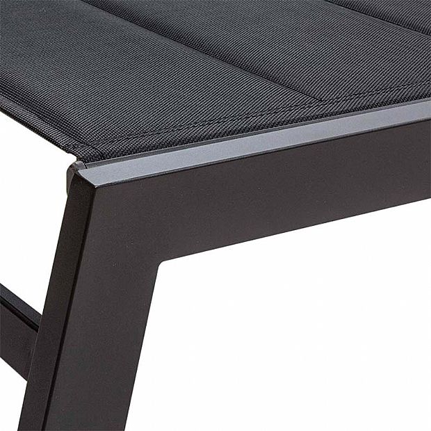 Aluminum Textilen Adjustable Lounge Chair with Cotton Inside - 11D14D