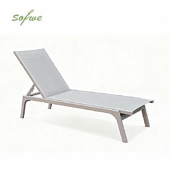 Aluminum Textilene Adjustable Lounge Chair