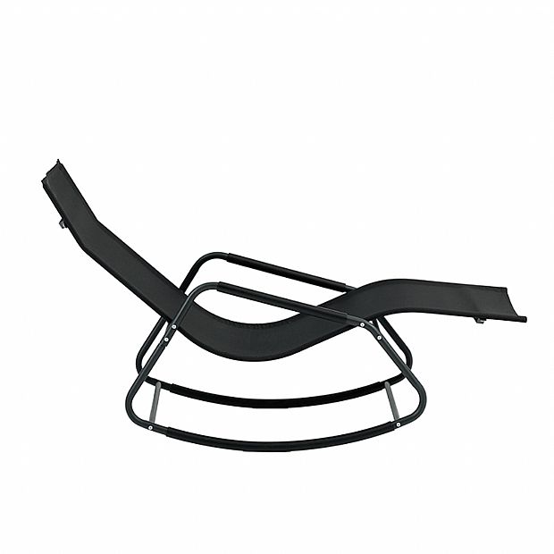 Iron Rocking Lounge Chair - 11D14H