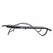 Aluminum Adjustable Lounge Chair with S-shape Armrest - 11D14I