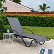 Aluminum Adjustable Lounge Chair with S-shape Armrest - 11D14I