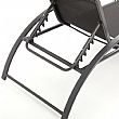 Iron Adjustable Lounge Chair with S-shape Armrest - 11D14J
