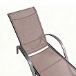 Outdoor Sun Lounger with Curved Armrests - 11D25E