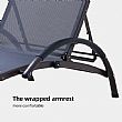 Wholesale Adjustable Outdoor Sun Lounger for Poolside Patio Furniture Supply - 11D25I