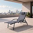 Wholesale Adjustable Outdoor Sun Lounger for Poolside Patio Furniture Supply - 11D25I