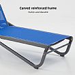 Wholesale Adjustable Outdoor Sun Lounger with PVC Coated Breathable Mesh Fabric Supply - 11D25L