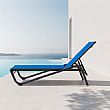 Wholesale Adjustable Outdoor Sun Lounger with PVC Coated Breathable Mesh Fabric Supply - 11D25L