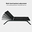 Wholesale Outdoor Sun Lounger Aluminum Curved Frame PVC Coated Mesh Adjustable Backrest Low Profile Patio Poolside - 11D25Q