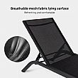 Wholesale Outdoor Sun Lounger Aluminum Curved Frame PVC Coated Mesh Adjustable Backrest Low Profile Patio Poolside - 11D25Q