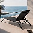 Wholesale Outdoor Sun Lounger Aluminum Curved Frame PVC Coated Mesh Adjustable Backrest Low Profile Patio Poolside - 11D25Q