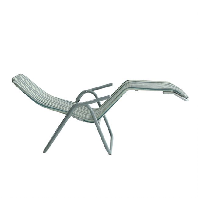 Steel Lounge Chair with Bend Armrest - 11D14A