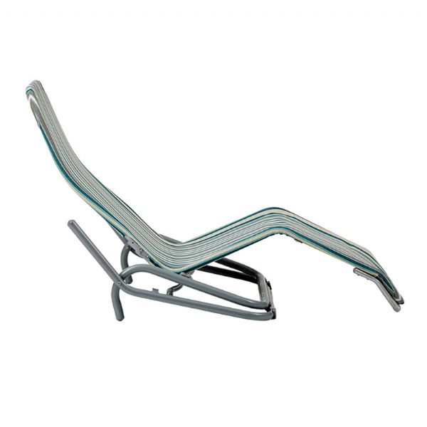 Steel Lounge Chair with Bend Armrest - 11D14A