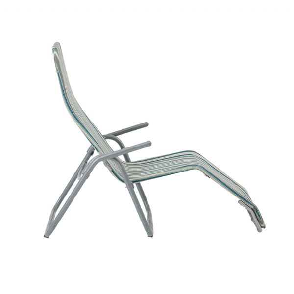 Steel Lounge Chair with Bend Armrest - 11D14A