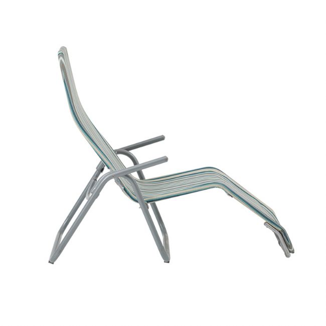 Steel Lounge Chair with Bend Armrest - 11D14A