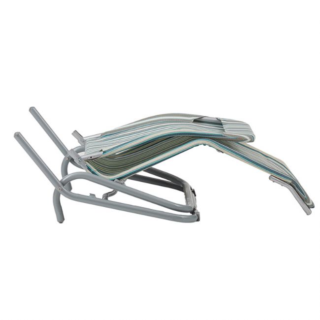 Steel Lounge Chair with Bend Armrest - 11D14A