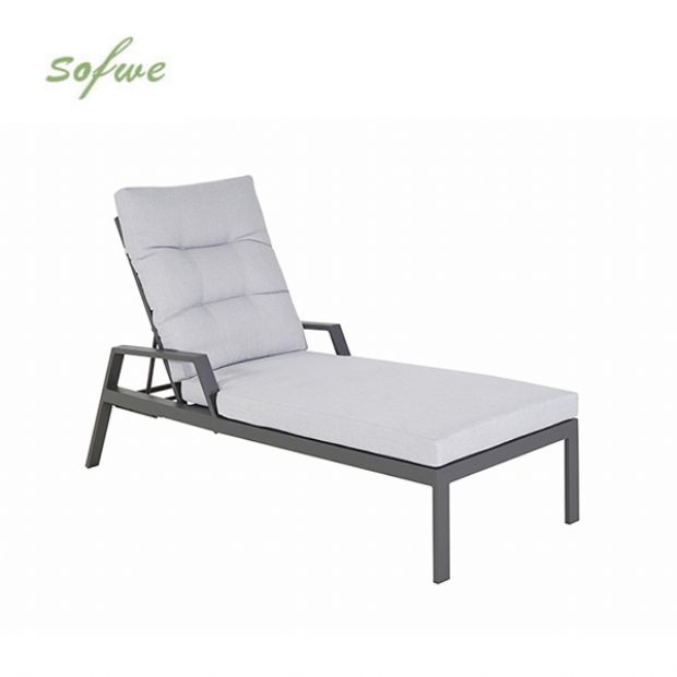Aluminum Slat Adjustable Lounge Chair - 11D14C