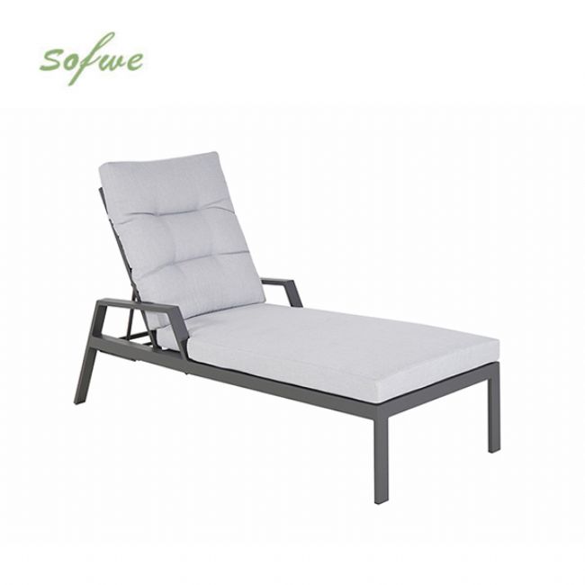 Aluminum Slat Adjustable Lounge Chair - 11D14C