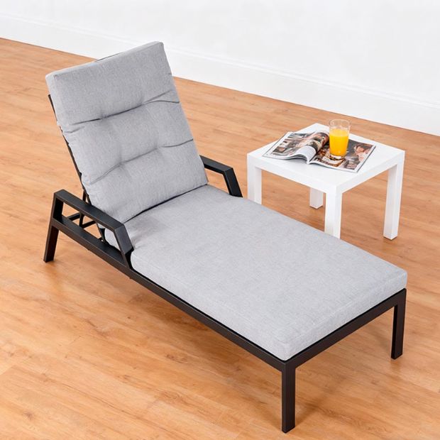 Aluminum Slat Adjustable Lounge Chair - 11D14C