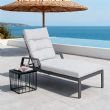 Aluminum Slat Adjustable Lounge Chair - 11D14C