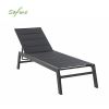 Aluminum Textilen Adjustable Lounge Chair with Cotton Inside - 11D14D