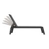 Aluminum Textilen Adjustable Lounge Chair with Cotton Inside - 11D14D