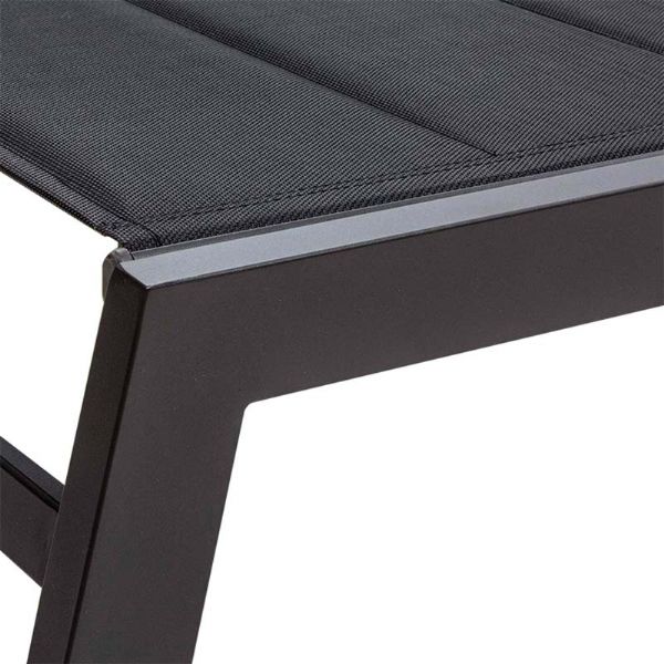 Aluminum Textilen Adjustable Lounge Chair with Cotton Inside - 11D14D