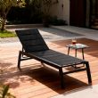 Aluminum Textilen Adjustable Lounge Chair with Cotton Inside - 11D14D