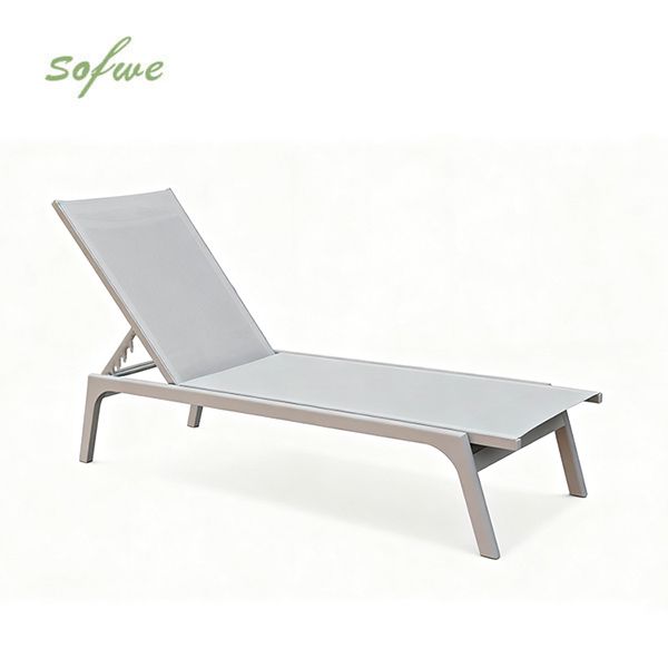 Aluminum Textilene Adjustable Lounge Chair - 11D14F