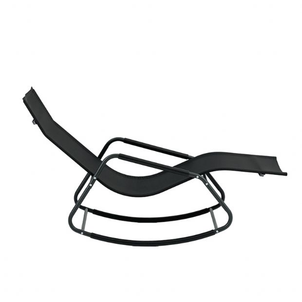 Iron Rocking Lounge Chair - 11D14H