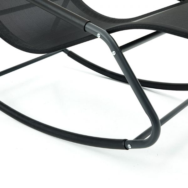 Iron Rocking Lounge Chair - 11D14H