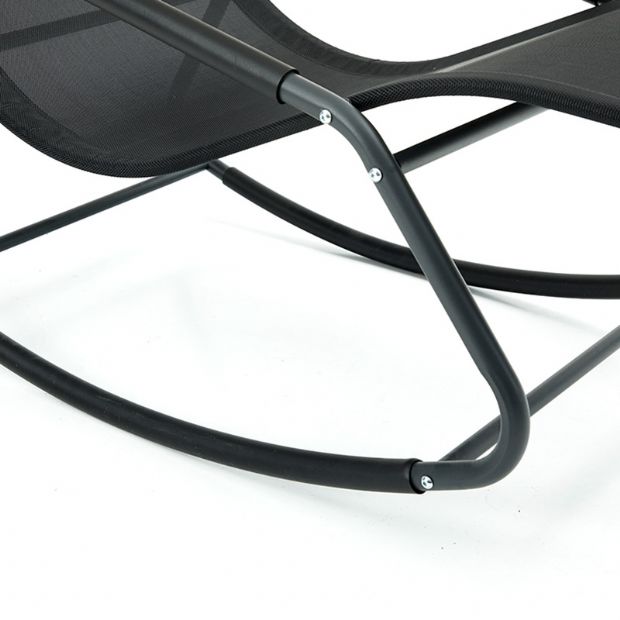 Iron Rocking Lounge Chair - 11D14H