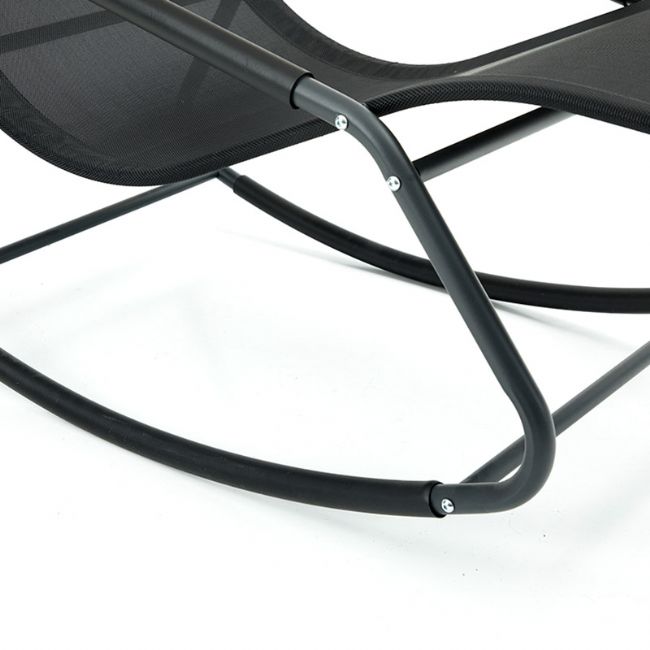 Iron Rocking Lounge Chair - 11D14H