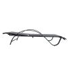 Aluminum Adjustable Lounge Chair with S-shape Armrest - 11D14I