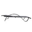 Aluminum Adjustable Lounge Chair with S-shape Armrest - 11D14I