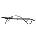 Aluminum Adjustable Lounge Chair with S-shape Armrest - 11D14I
