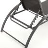 Iron Adjustable Lounge Chair with S-shape Armrest - 11D14J