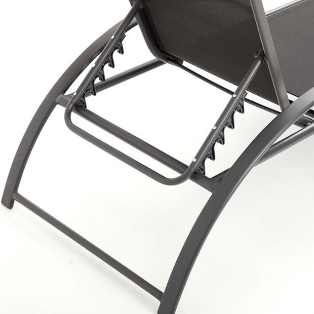 Iron Adjustable Lounge Chair with S-shape Armrest - 11D14J