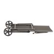 Aluminum Textilene Lounge Chair with Wheels and Pillow - 11D14K