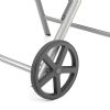 Aluminum Textilene Lounge Chair with Wheels and Pillow - 11D14K