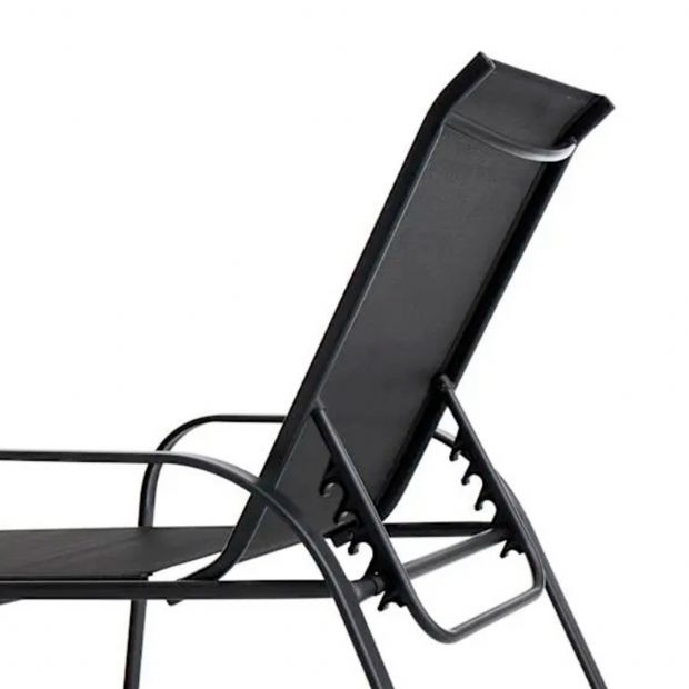 Iron Adjustable Lounge Chair - 11D14L