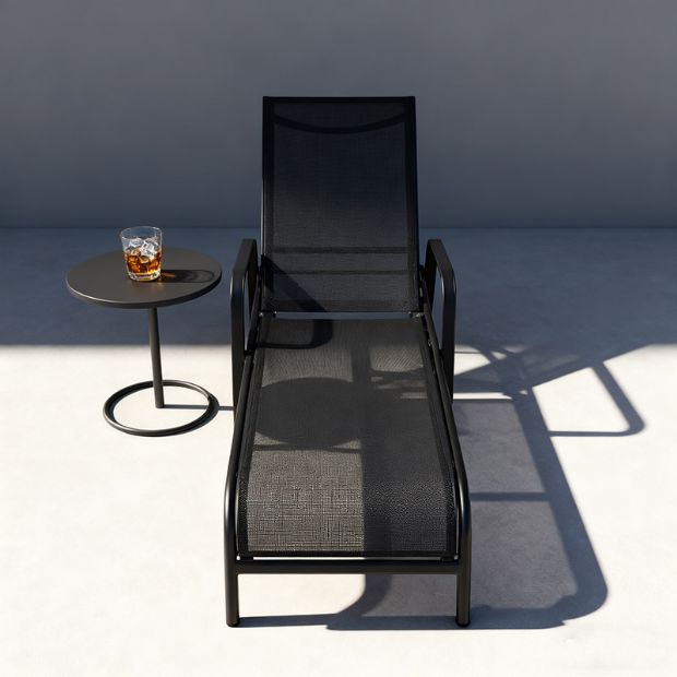 Iron Adjustable Lounge Chair - 11D14L