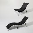 Iron S-shape Folding Lounge Chair - 11D14M