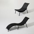 Iron S-shape Folding Lounge Chair - 11D14M