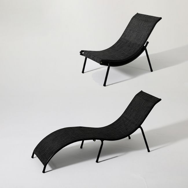 Iron S-shape Folding Lounge Chair - 11D14M