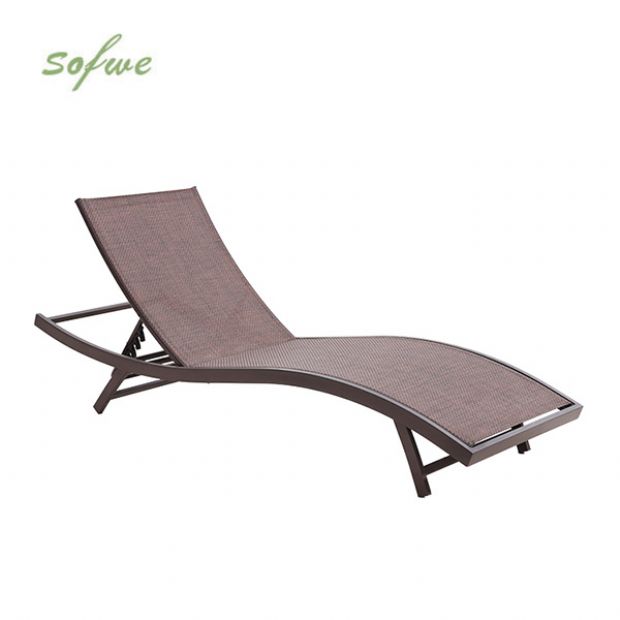 Iron Textilene Adjustable Lounge Chair - 11D14N