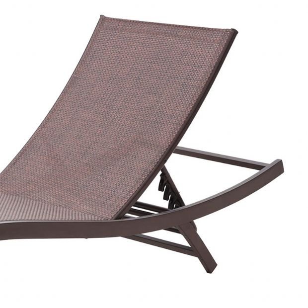 Iron Textilene Adjustable Lounge Chair - 11D14N