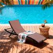 Iron Textilene Adjustable Lounge Chair - 11D14N