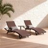 Iron Textilene Adjustable Lounge Chair - 11D14N